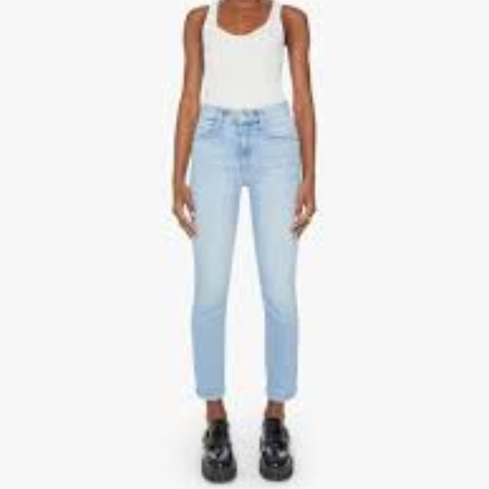 MOTHER Denim Mid Rise Dazzler Ankle Jeans Size 27